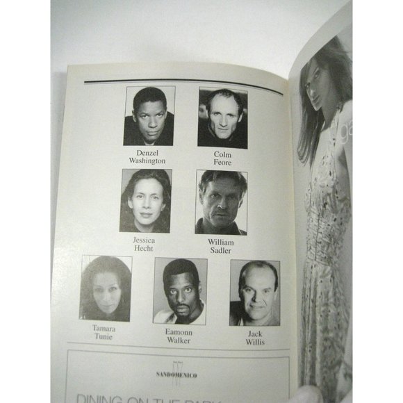 Julius Caesar Playbill April 2005 Belasco Theatre Denzel Washington Colm Feore - Picture 3 of 7